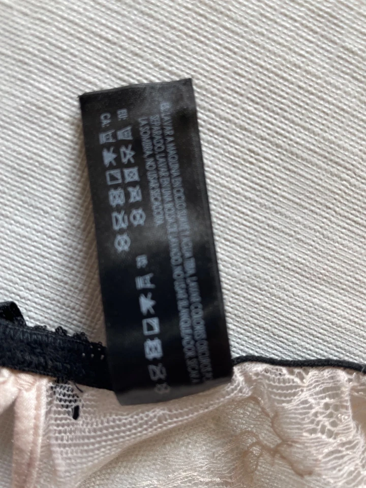 Bragas transparentes con adornos de encaje rosa rubor Elle Macpherson Intimates para mujer Foto 4 de 4