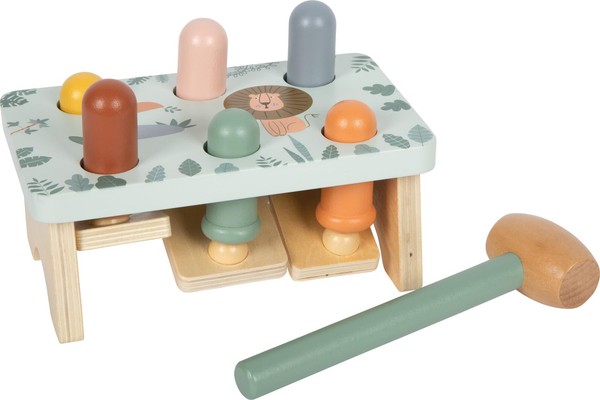 Small Foot - Small Foot - Houten Hamerbank Spel Safari FSC (Us Import) NEU-image