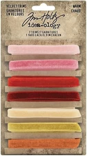Idea-Ology Velvet Trims 7/Pkg-Warm - 2 Pack