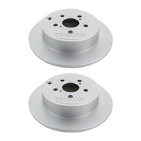 2 Bremsscheiben Voll Ø 280 Mm Triscan Passend FüR U.A. Toyota Avensis