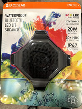 ECOXGEAR EcoEdge Waterproof Bluetooth Speaker LED Lights IP67 Floating Outdoor