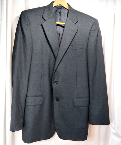 Hickey Freeman, Giacca tuta HICKEY FREEMAN Tasmania Loro Piana 130 lana 42L antracite 2 bottoni