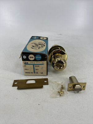 Arrow Lock Corp 1001 Door Knob Privacy Lock Set Mid Century Modern 2 3/4''