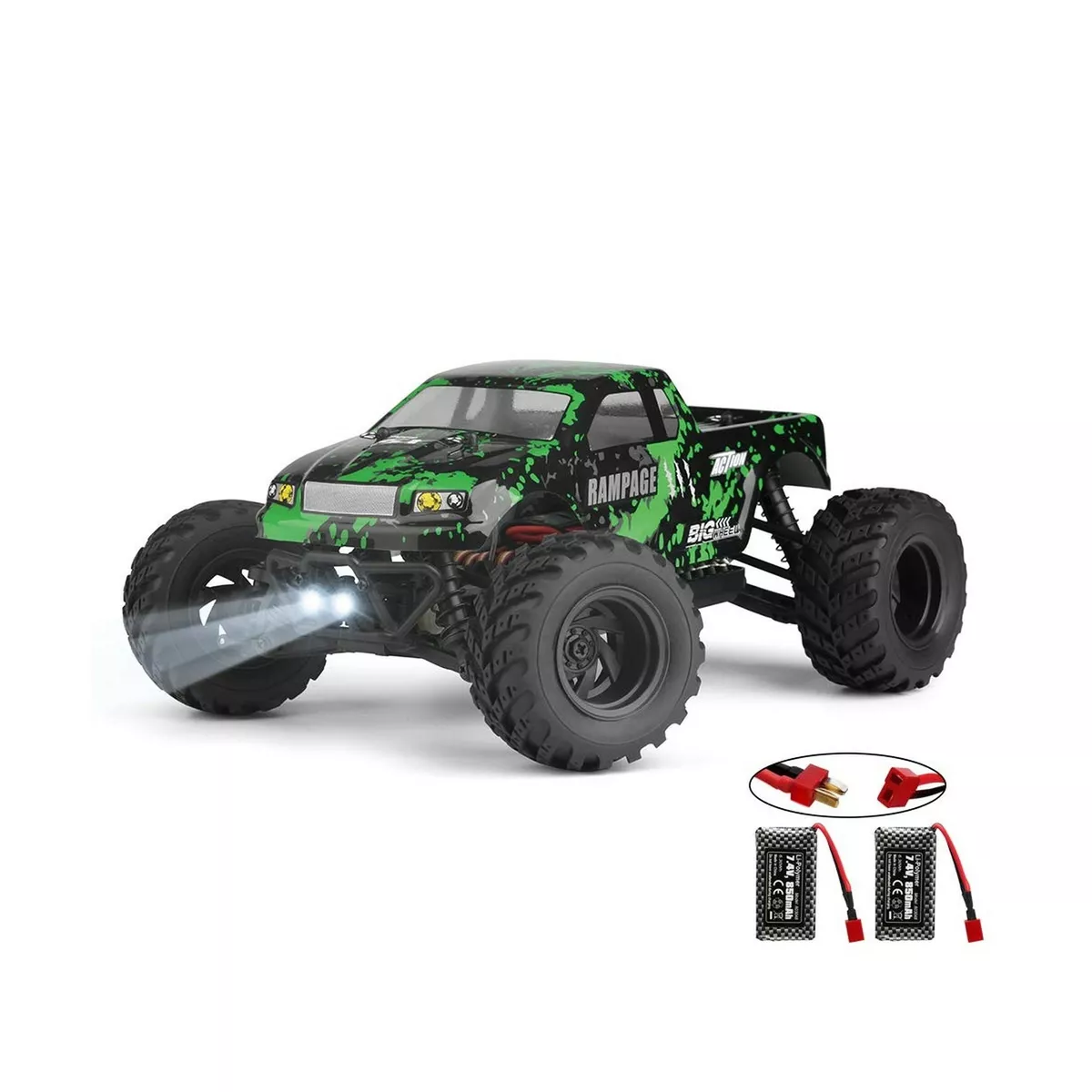 HAIBOXING 1:18 Scale All Terrain RC Car 18859E, 36 KPH High Speed 4WD  Electri