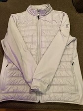 Llanerch Country Club Straight Down Lightweight Puffer Jacket Womens L Excellent