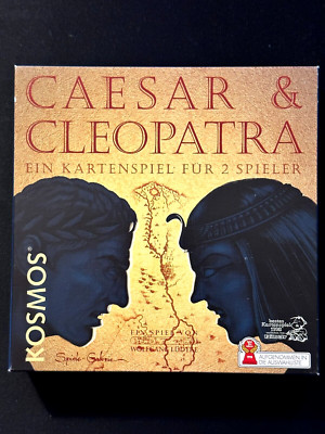 CAESAR UND CLEOPATRA Spiel KOSMOS Kartenspiel Spiel des Jahres 1998 vollständig