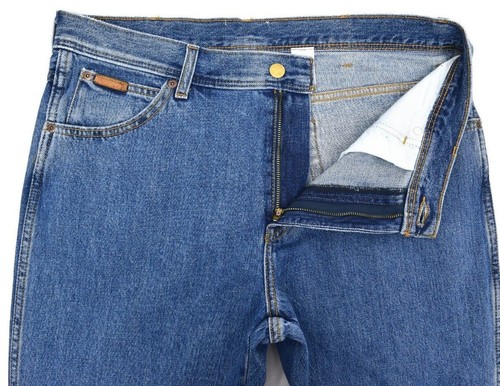 Wrangler Jeans Para Hombre Texas No Elástico Recto 'Lavado a Piedras' SEGUNDOS DE FÁBRICA WA40 - Imagen 8 de 11