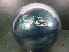 Vintage Faball Hammer 16 lb Bowling Ball Predrilled
