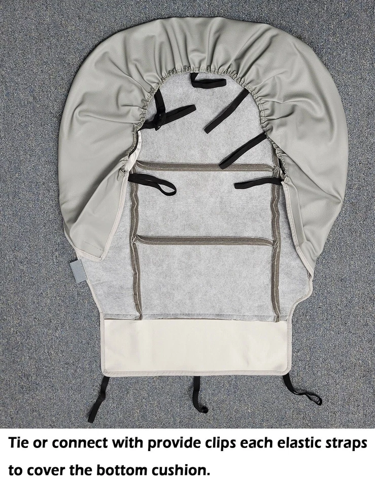 适用于雪佛兰 SILVERADO 2000 - 2002 S.LEATHER 2 前座和 2 支臂套 Charcoal — 第 4/4 张图片