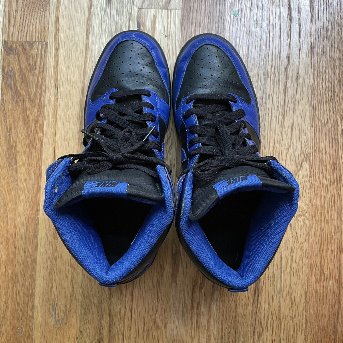 2011 Men's Nike Dunk High Black Old Royal Blue March Madness