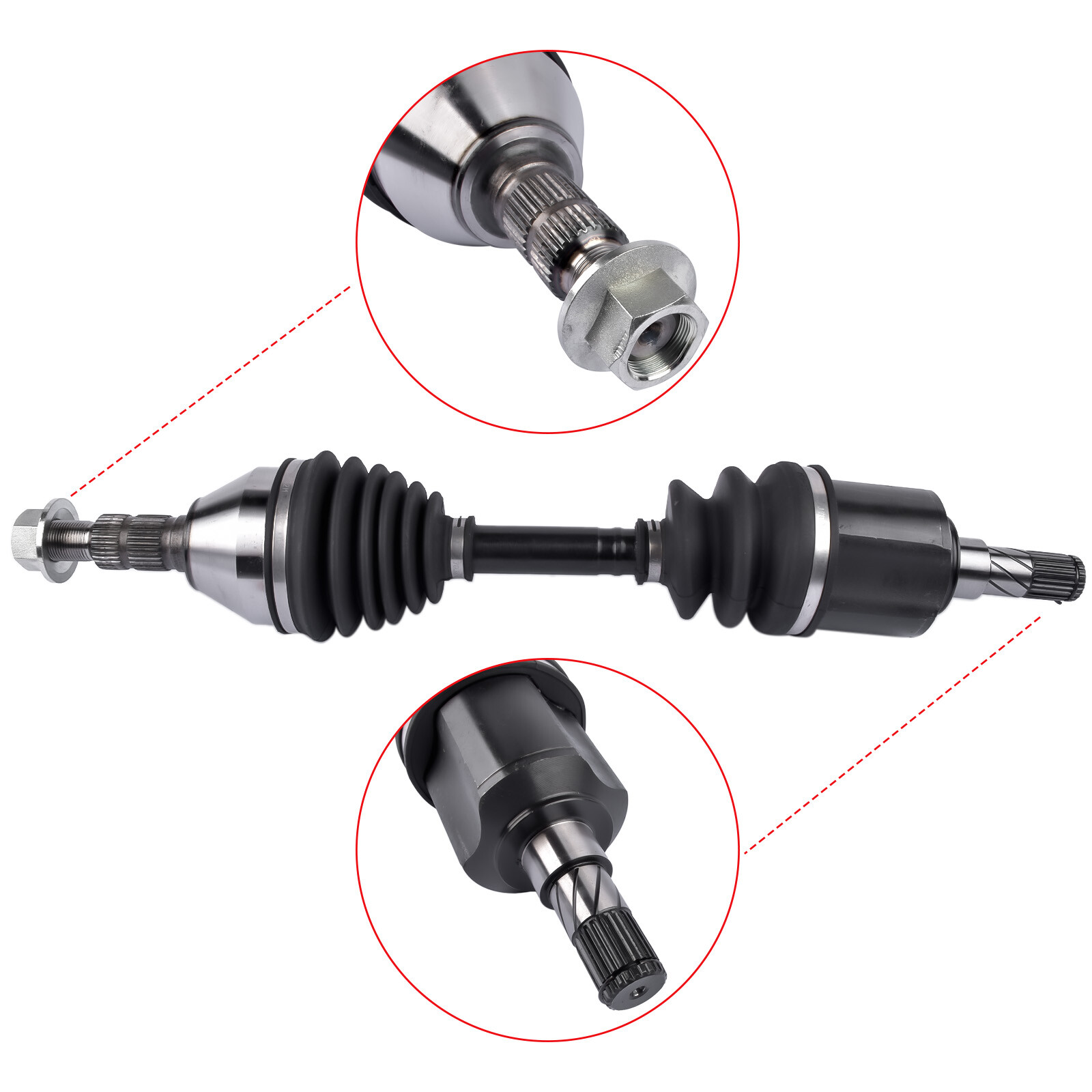 Drive Shaft Front Left N/S Passenger Side for Vauxhall Astra H Zafira B