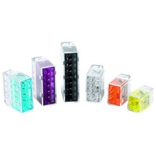 HELACON Mini Wire Connectors 2-8 Cable/Lead Terminals Electrical/Wiring Push Fit