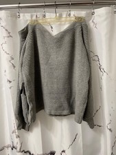 Women  s Plus Size Sweater, off the shoulders with shoulder loops, ribbed