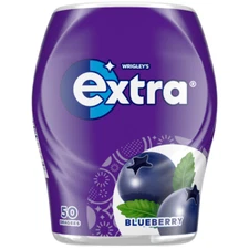 Wrigley's EXTRA Blueberry falvored Chewing gum -50pc-FREE SHIPPING