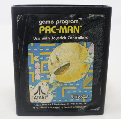 CARTUCHO VINTAGE 1981 80 ATARI 2600 PAC-MAN CX2646 8 VIDEOJUEGOS EN CAJA - Imagen 11 de 11
