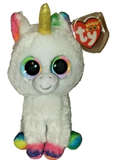 Ty Beanie Boos PIXY the Unicorn GOLD HORN 6" NEW MWMTs Plush Stuffed Animal Toy