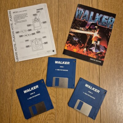 Commodore CBM Amiga 500 Walker von Psygnosis Computerspiel getestet funktioniert