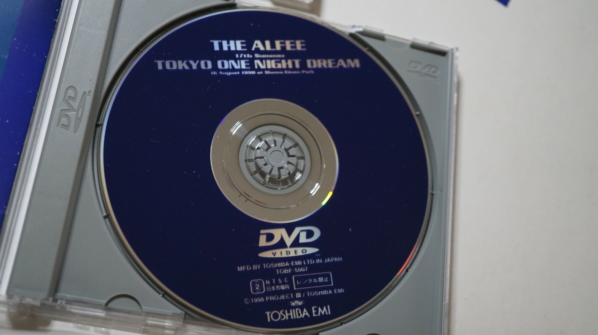 Lot of 3 TOBF-5006-8 The Alfee in NY, Tokyo One Night CD Dream