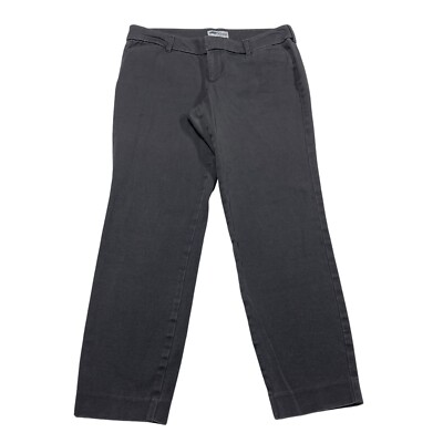 Old Navy | Gray Mid Rise Chino Pixie Pants | Women s Size 4 Regular