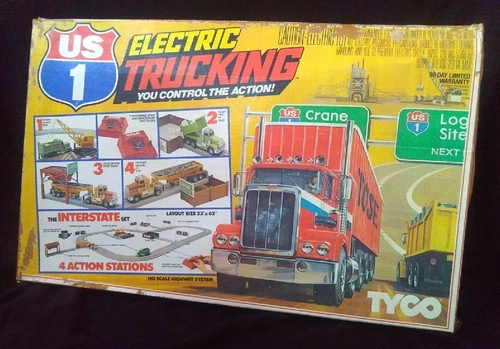 Vintage TYCO US -1 Electric Trucking Set You Control the Action