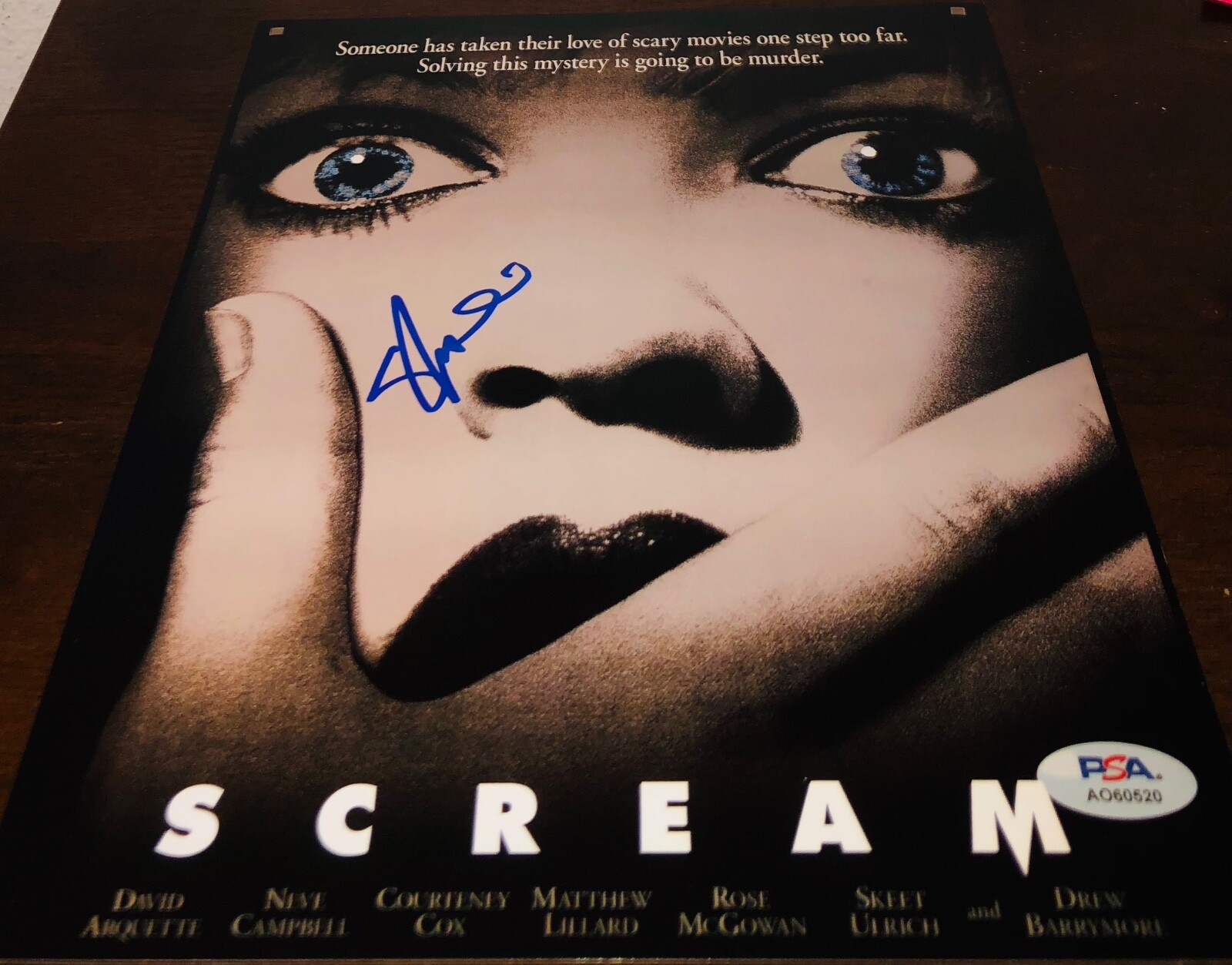 Skeet Ulrich Scream Billy Loomis Ghost Face Killer Signed 8x10 Photo(02)