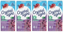 Crystal Light Blueberry Pomegranate On-the-Go Immunity Drink Mix 10 ct 4 Boxes 