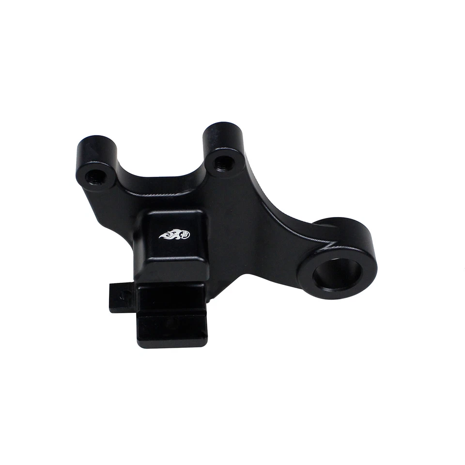 Soporte de montaje de pinza de freno trasero negro 11,5" para Harley Sportster Forty Eight Foto 3 de 4