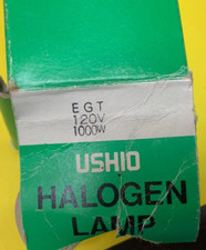 USHIO HALOGEN LAMP E G T 120V 1000W