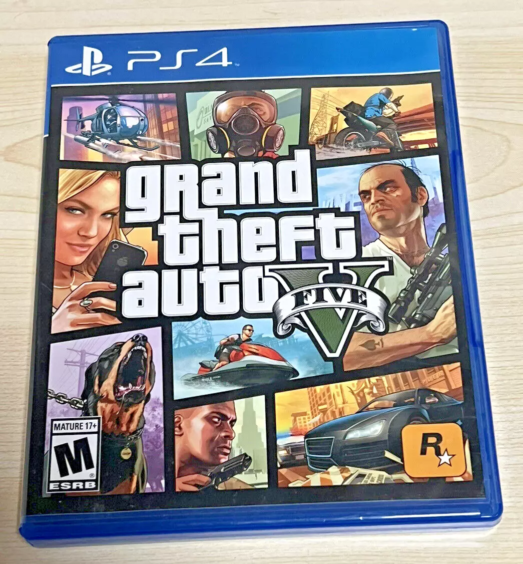 GRAND THEFT AUTO V FIVE GTA 5 PLAYSTATION 4 PS4 VIDEO GAME TESTED