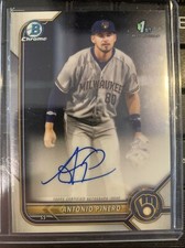 ANTONIO PINERO 2022 BOWMAN CHROME PROSPECT 1ST AUTO CPA-AS FREE SHIP