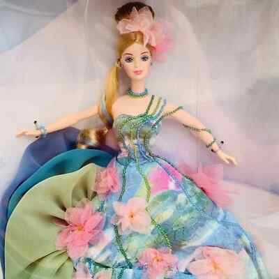 Sammlerstück Limited Edition Barbie Puppe Künstler Serie Claude Monet Seerose