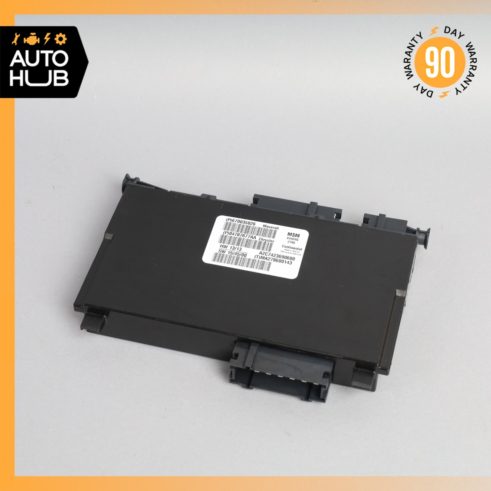 14-20 Maserati Levante S M161 Seat Control Module Left Driver Side OEM 26k
