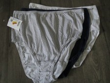 Jockey Elance lot/3 panties 100 Cotton Brief Panties sz 10, NW/Macy's Reticket
