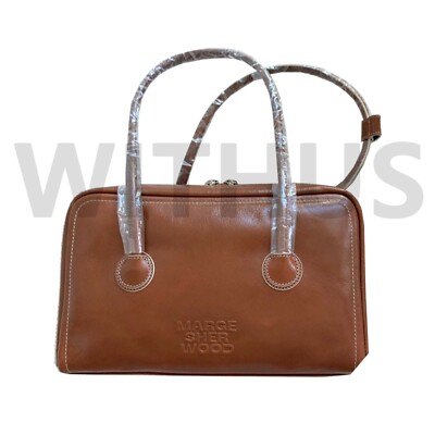 MARGE SHERWOOD SOFT BOSTON - Brown Crinkle Women's Shoulder Bag | eBay