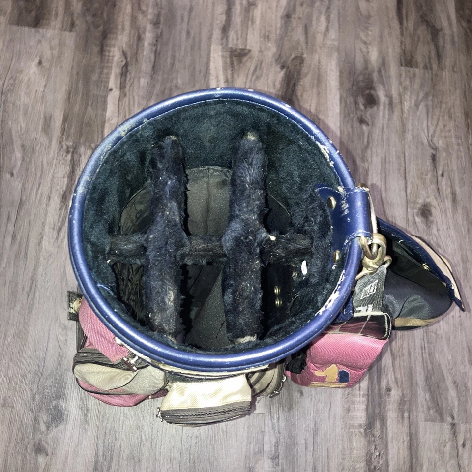 Carro de golf FILA Biella Italia bolsa 6 vías + cubierta para lluvia 6 bolsillos con cremallera Foto 2 de 4