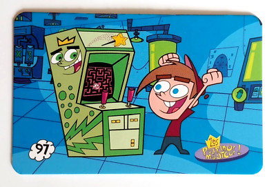 THE FAIRLY ODDPARENTS CARD DKV #097 TIMMY COSMO & WANDA Arcade Game 2022 PERU