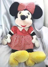 Peluche pupazzo Disney Minnie Mouse Jumbo parchi Disney vintage 32 pollici