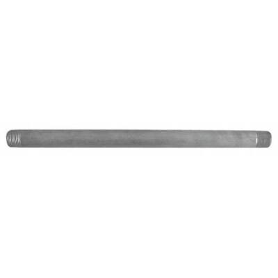 Zoro Select T4bna21 1/8'' Mnpt X 3 Ft. Tbe 304 Stainless Steel Pipe Sch 40