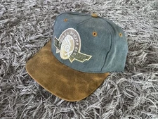 Vintage Chicago White Sox Drew Pearson Co. SnapBack Hat Suede Bill