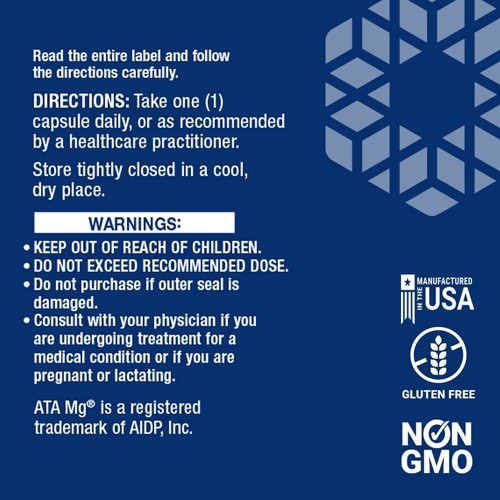 Life Extension CalmMag Magnesium Acetyl Taurinate 30 vegetarian