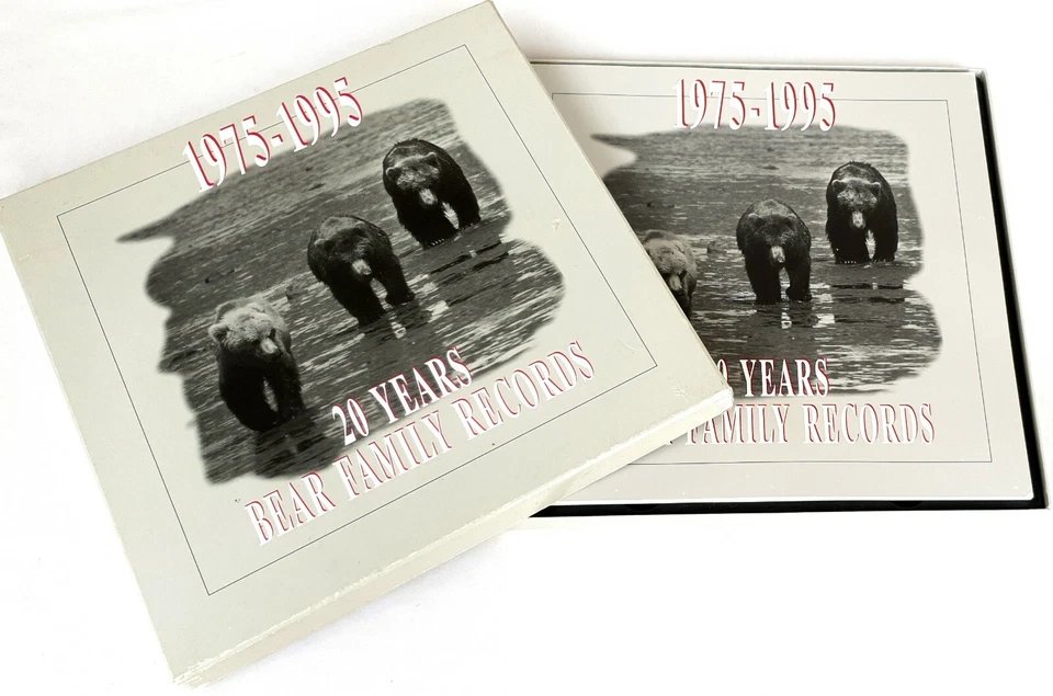 Bear Family Records 20 Anos 1975-1995 Deluxe 4CD Caixa-Elvis-Ronnie Mack+Muitos Mais - Imagem 3 de 4