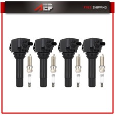 Ignition Coils & Spark Plugs For 2014 2013 Scion FR-S Subaru BRZ 2.0L UF710