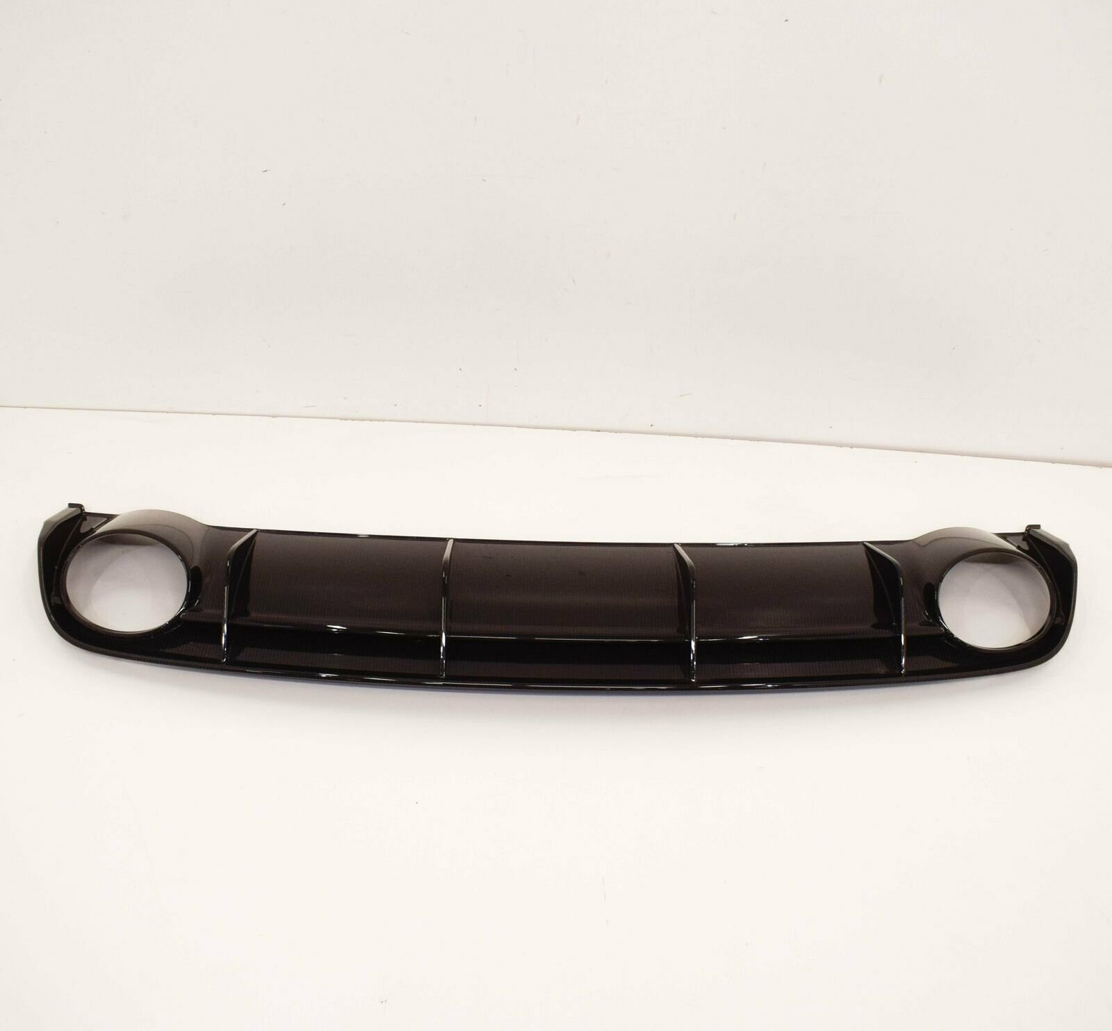 NEW OEM AUDI RS6 AVANT QUATTRO C7 REAR BUMPER CARBON SPOILER 