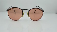Vintage Perry Ellis PE-SG Black Metal Round Sunglasses FRAMES ONLY Hong Kong