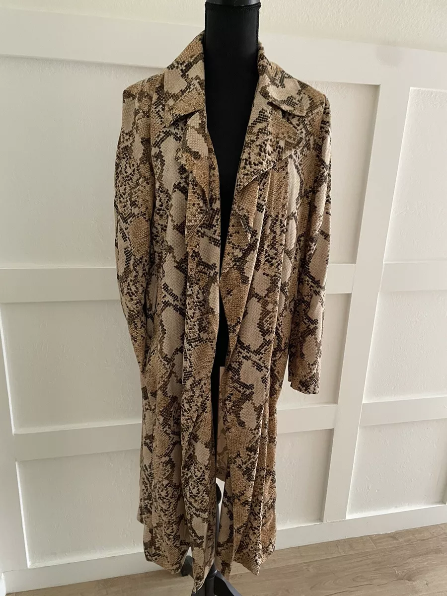 H&m cow shop print coat