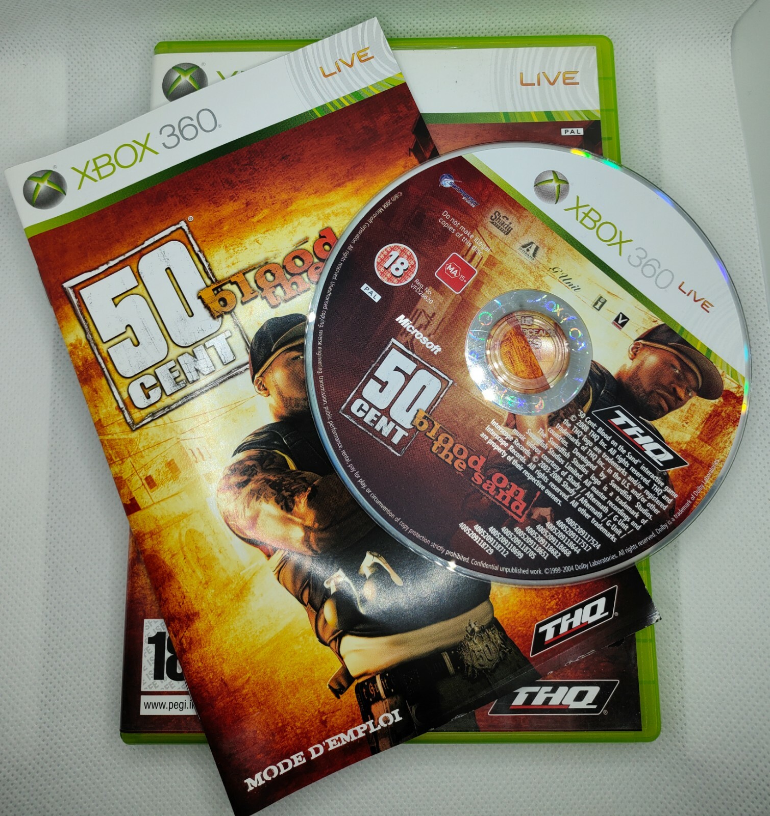 👻 50 Cent Blood On The Sand Xbox 360 Xbox one series X PAL FR