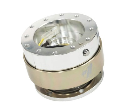 NRG Gen 1.5 Quick Release - Silver Body / Titanium Chrome Ring