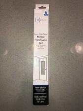 Mainstays Over-the-Door Hooks for a Mirror DOES NOT INCLUDE MIRROR WHITE