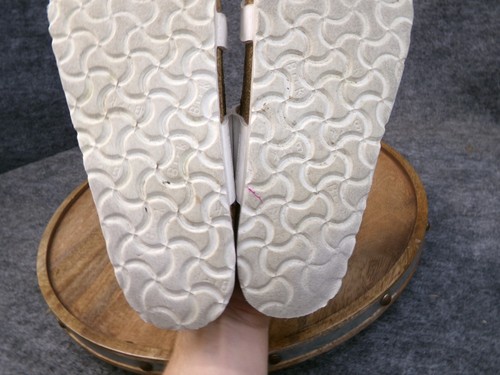 Birkenstock Women's Mayari White Birko-Flor Toe Loop Sandals Size 38 US 7 Reg. - Picture 10 of 10