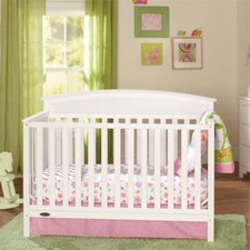 Stork Craft USA Graco Benton 4-in-1 Convertible Crib in White